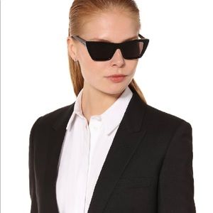 SAINT LAURENT SL Mica Sunglasses in Black